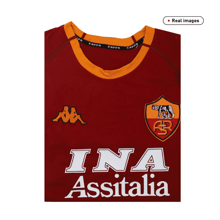 Men's Retro 2000/01 Roma Home Soccer Jersey Shirt - Best Soccer Jersey - 2