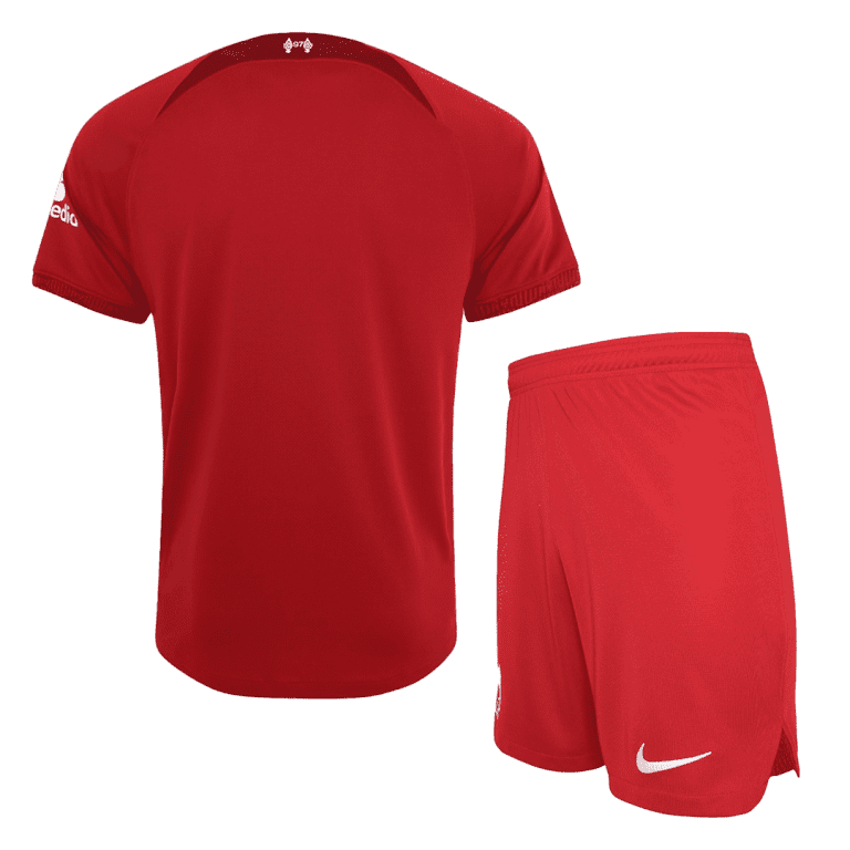 Kids Liverpool Home Soccer Jersey Kit (Jersey+Shorts) 2022/23 - Best Soccer Jersey - 2