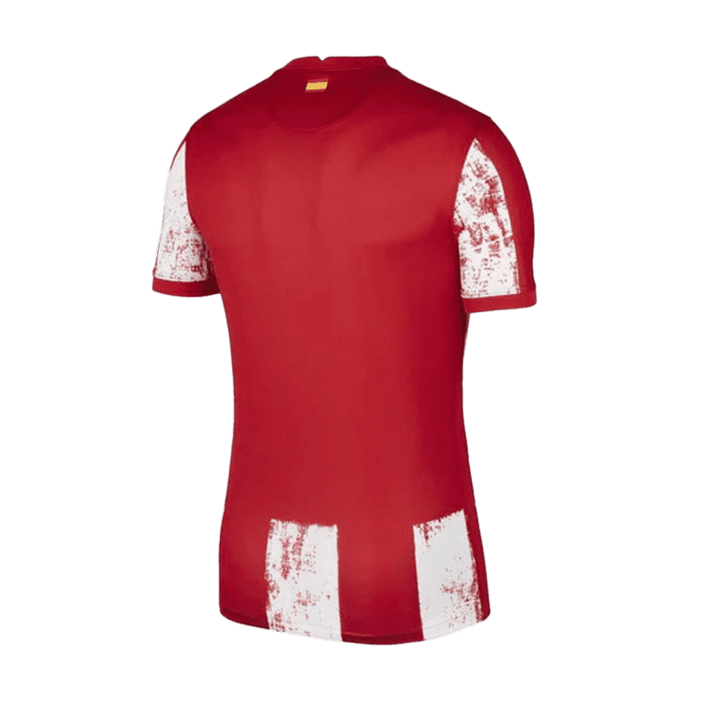 Men's Replica Atletico Madrid Home Soccer Jersey Whole Kit (Jersey+Shorts+Socks) 2021/22 - Best Soccer Jersey - 4