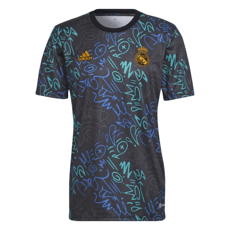 Men's Replica Real Madrid Pre - Match Soccer Jersey Shirt 2021/22 - Best Soccer Jersey - 1