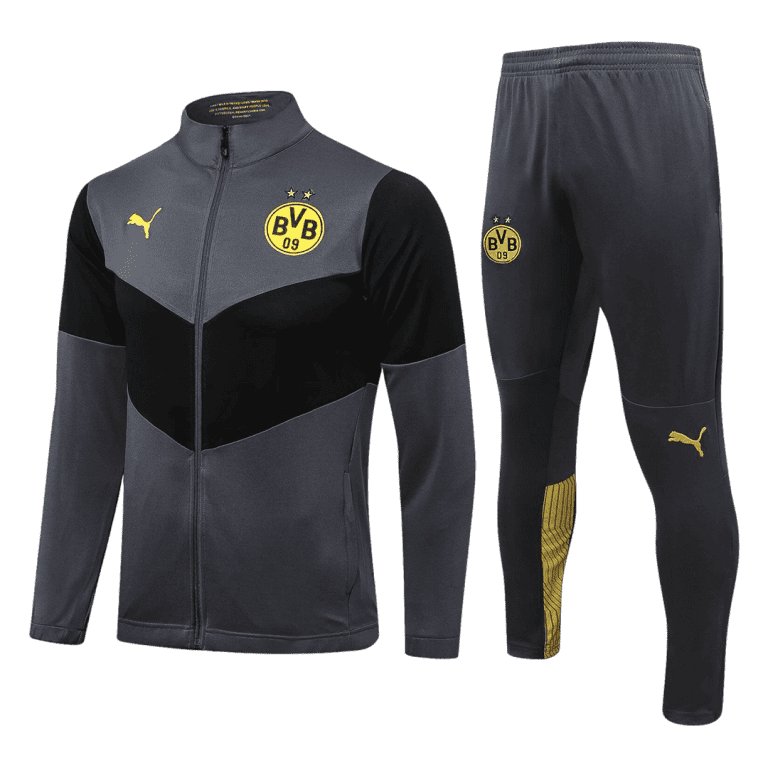 Men's Borussia Dortmund Training Jacket Kit (Jacket+Pants) 2021/22 - Best Soccer Jersey - 1