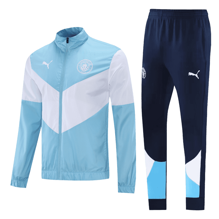 Men's Manchester City Training Kit (Jacket+Pants) 2021/22 - Best Soccer Jersey - 3