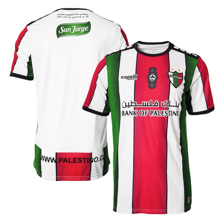 Men's Replica CD Palestino Home Soccer Jersey Shirt 2022/23 - Best Soccer Jersey - 3