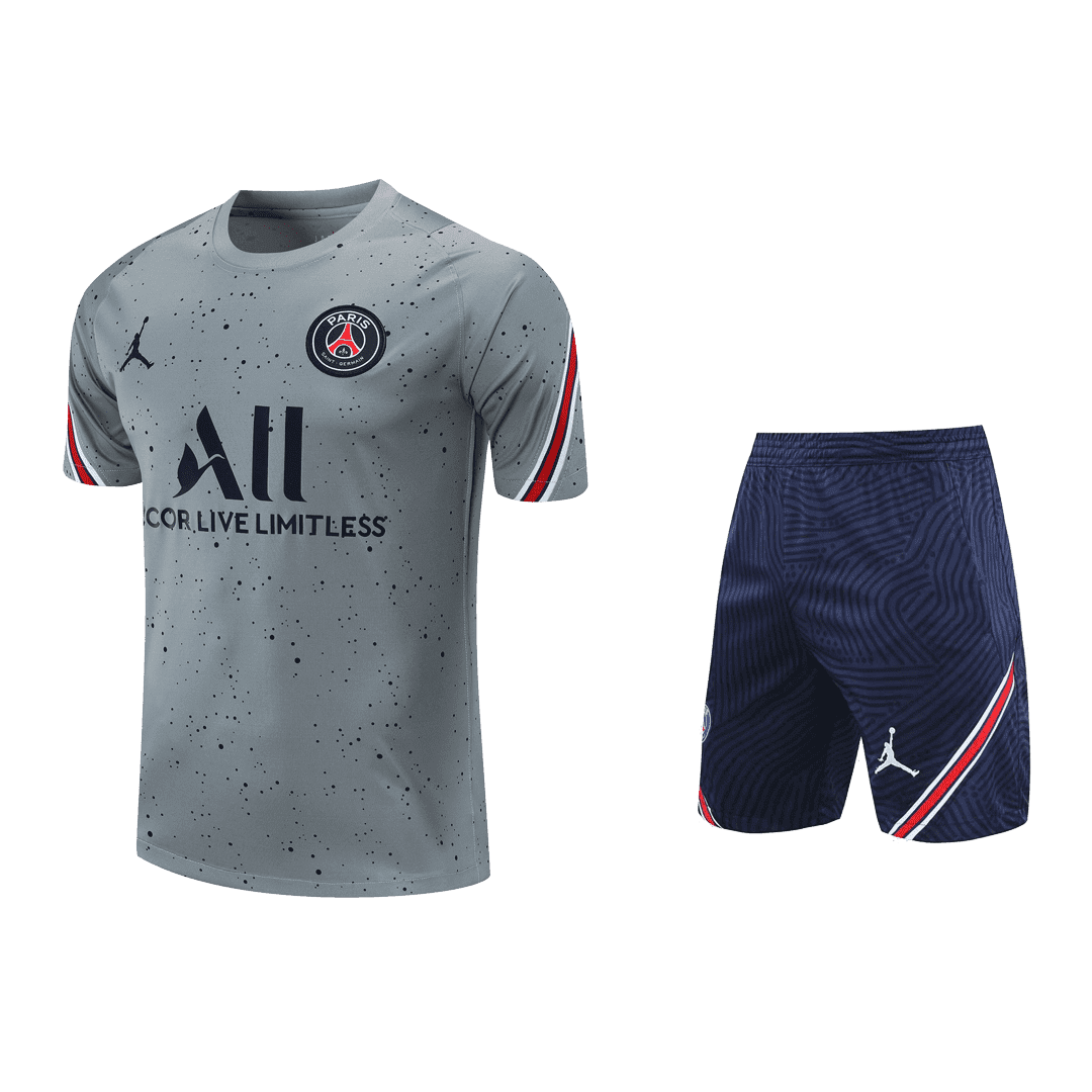 Men’s PSG Training Soccer Jersey Kit (Jersey+Shorts) 2021/22