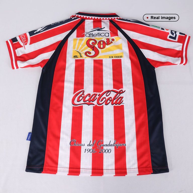Men's Retro 1999/00 Chivas Home Soccer Jersey Shirt - Best Soccer Jersey - 10