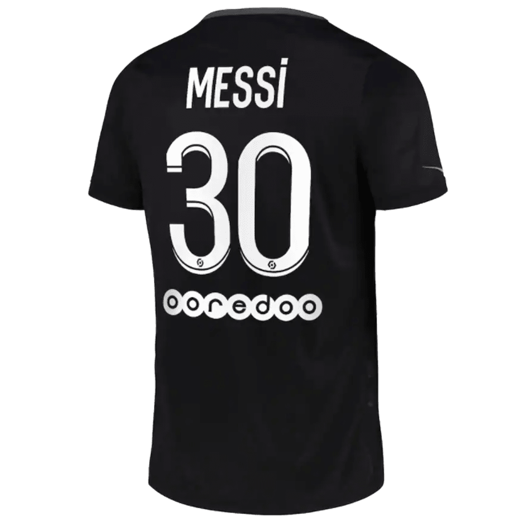 Men’s Replica Messi #30 PSG Third Away Soccer Jersey Shirt 2021/22