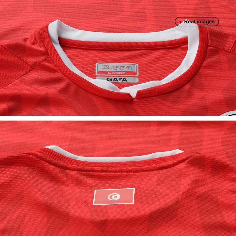 Men's Replica Tunisia Home Soccer Jersey Shirt 2021/22 - Best Soccer Jersey - 6