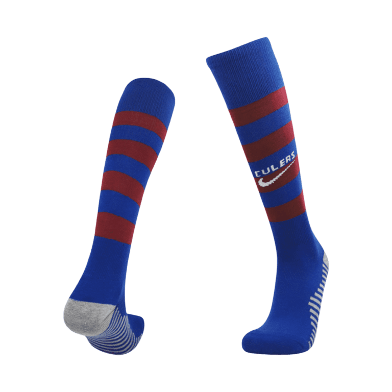 Men's Replica Barcelona Home Soccer Jersey Whole Kit (Jersey+Shorts+Socks) 2021/22 - Best Soccer Jersey - 6