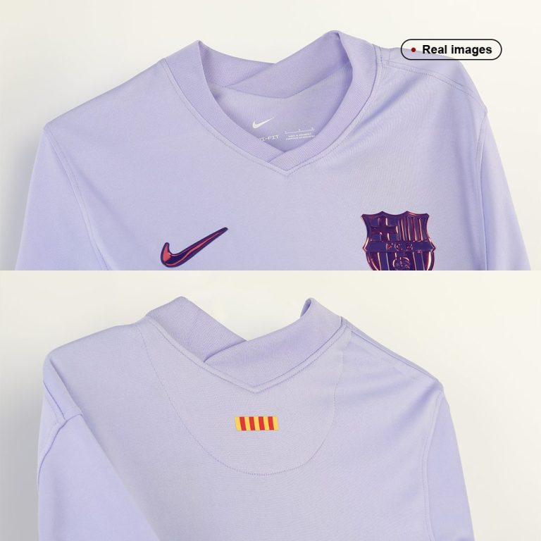 Men's Replica Barcelona Away Soccer Jersey Shirt 2021/22 - Best Soccer Jersey - 6
