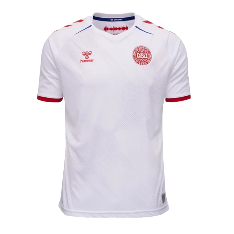 Men's Replica DOLBERG #12 Denmark Away Soccer Jersey Shirt 2021 - Best Soccer Jersey - 2
