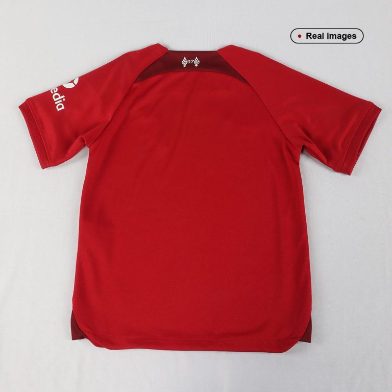 Kids Liverpool Home Soccer Jersey Kit (Jersey+Shorts) 2022/23 - Best Soccer Jersey - 9