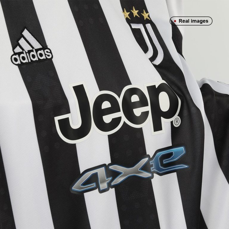 Men's Replica Juventus Home Soccer Jersey Kit (Jersey+Shorts) 2021/22 - Best Soccer Jersey - 4