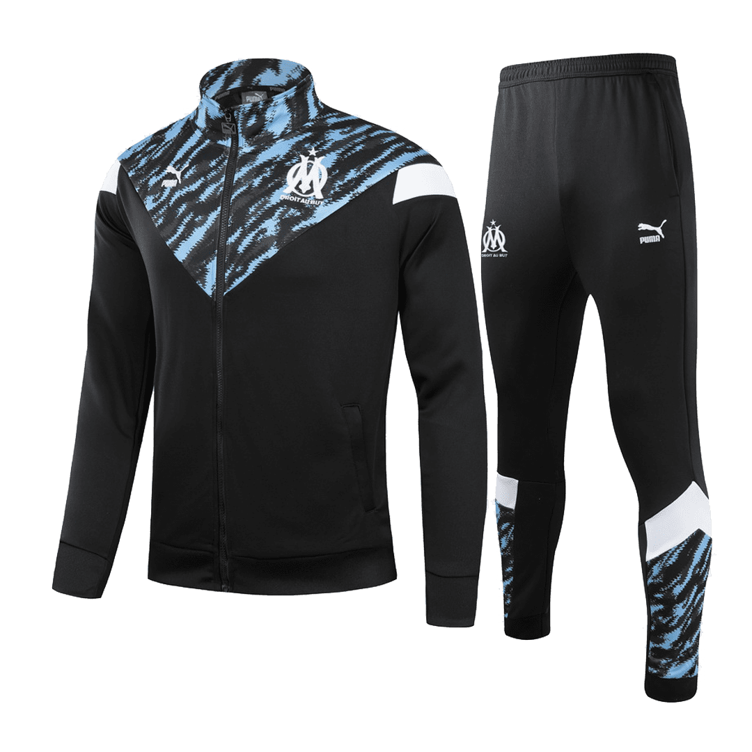 Kids Marseille High Neck Collar Training Jacket Kit(Jacket+Pants) 2021/22
