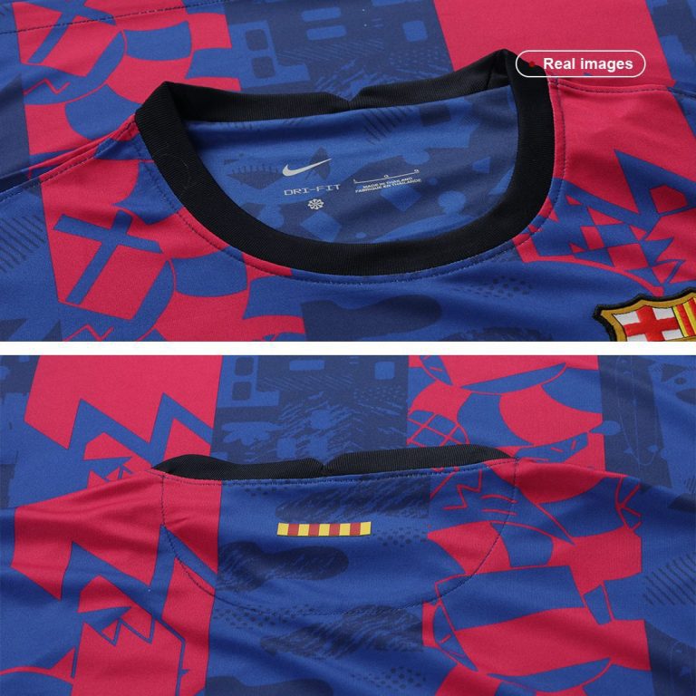 Men's Replica Barcelona Third Away Soccer Jersey Kit (Jersey+Shorts) 2021/22 - Best Soccer Jersey - 8