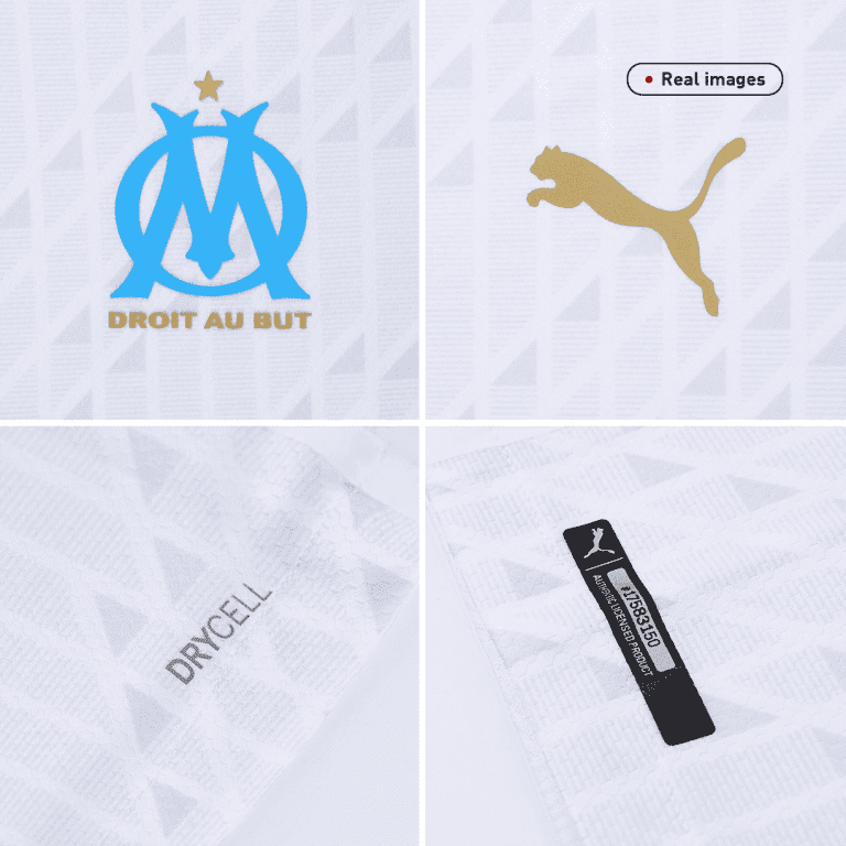 Men's Replica Marseille Home Soccer Jersey Shirt 2020/21 - Best Soccer Jersey - 8