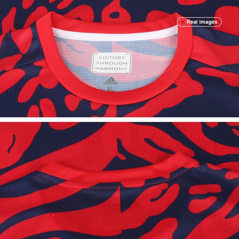 Men's Authentic Arsenal Pre - Match Soccer Jersey Shirt 2021/22 by Stella McCartney - Best Soccer Jersey - 7