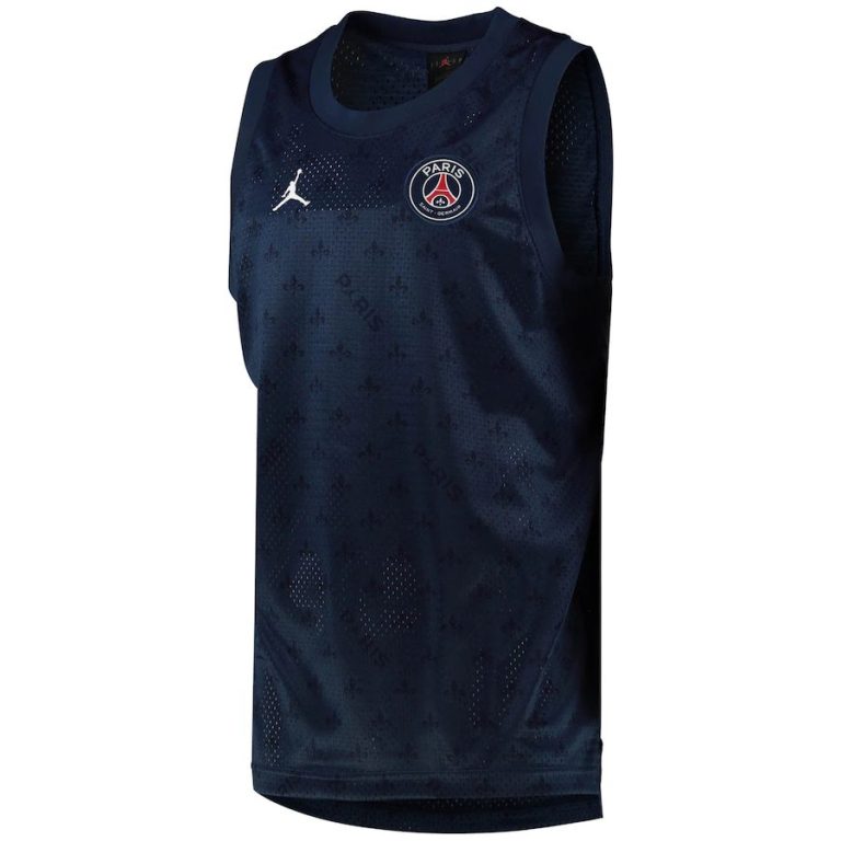 Men's Replica PSG Mesh Vest - Midnight Soccer Jersey Shirt 2021/22 - Best Soccer Jersey - 2