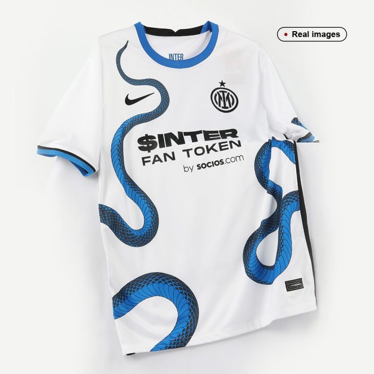 Men's Replica Inter Milan Away Soccer Jersey Shirt 2021/22 - Best Soccer Jersey - 7