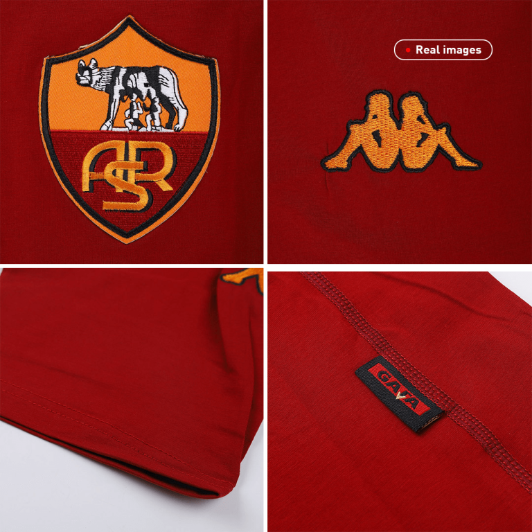 Men's Retro 2000/01 Roma Home Soccer Jersey Shirt - Best Soccer Jersey - 5