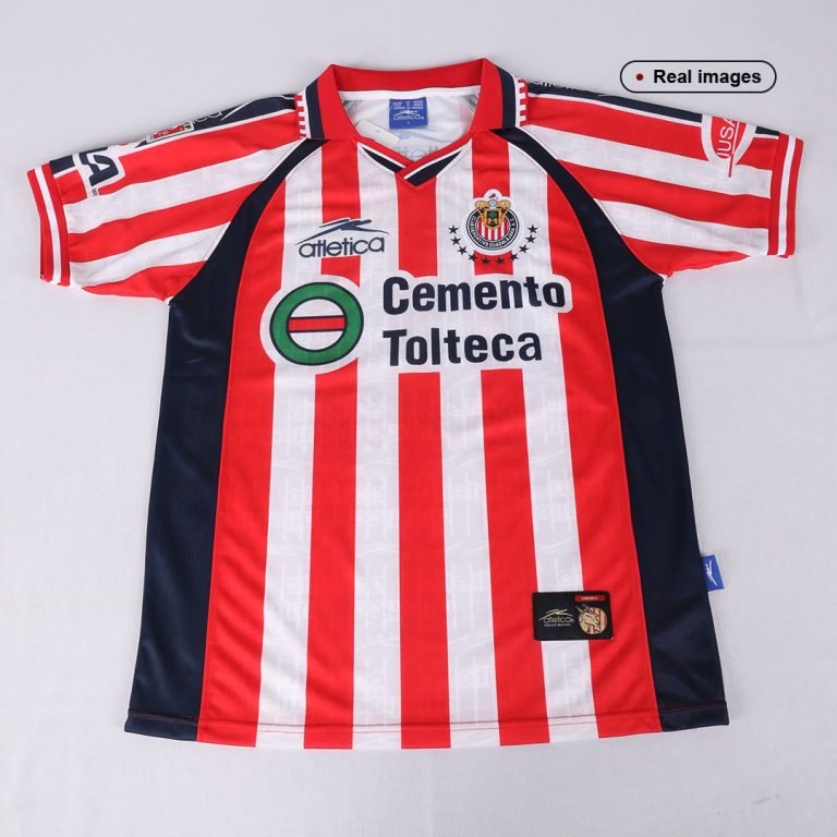Men's Retro 1999/00 Chivas Home Soccer Jersey Shirt - Best Soccer Jersey - 9
