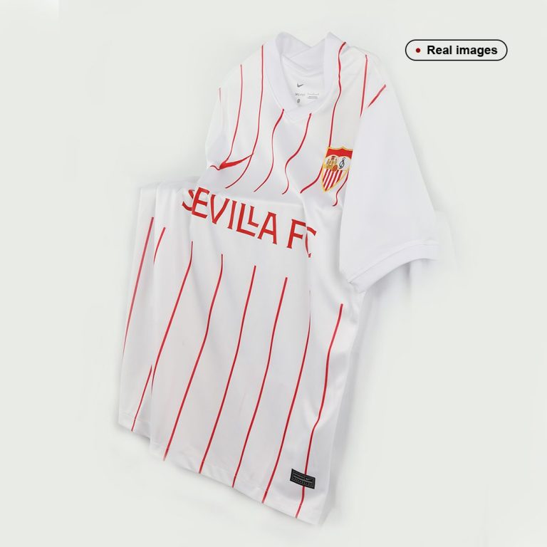 Men's Replica Sevilla Home Soccer Jersey Shirt 2021/22 - Best Soccer Jersey - 8