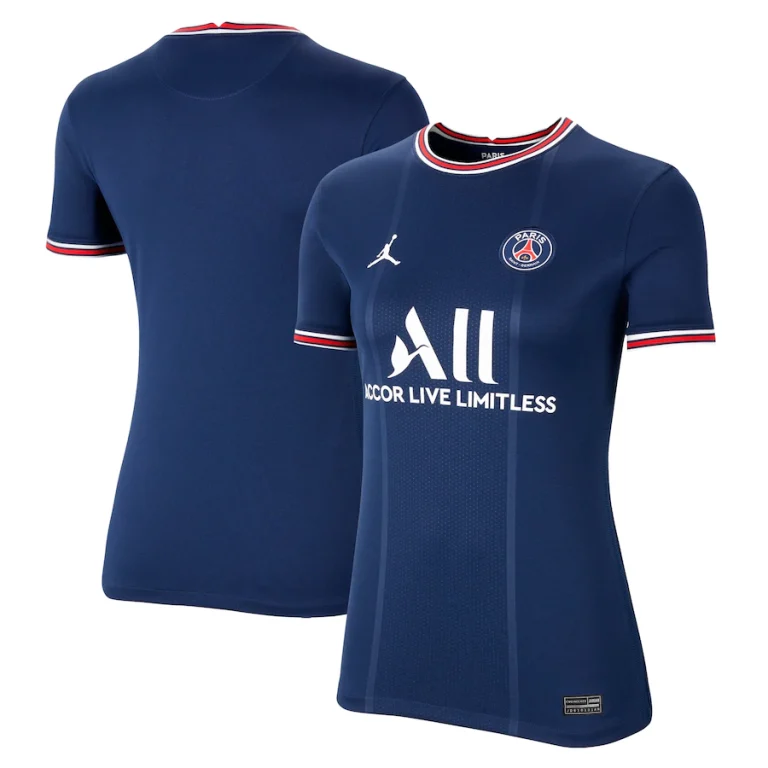Women's Replica PSG Home Soccer Jersey Shirt 2021/22 - Best Soccer Jersey - 3