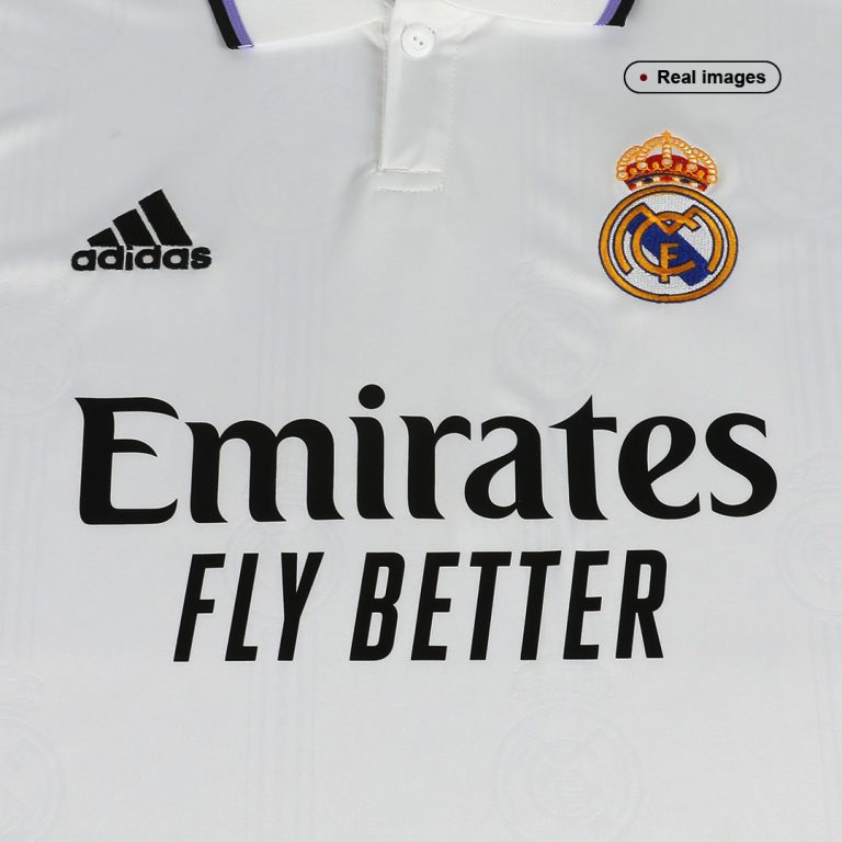 Men's Replica Real Madrid Home Soccer Jersey Shirt 2022/23 - Best Soccer Jersey - 5