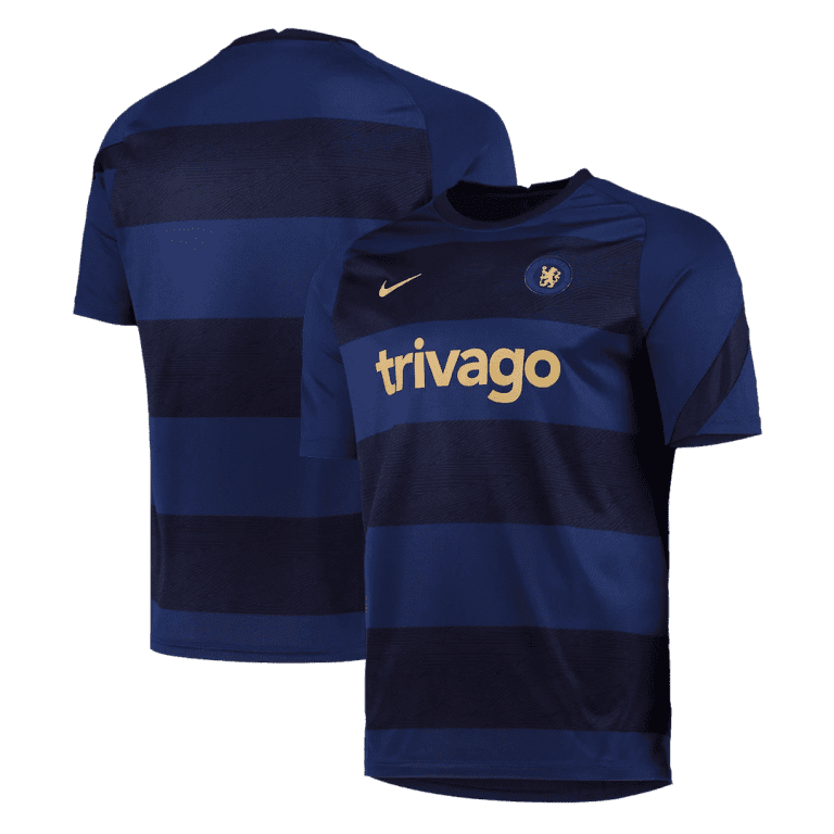 Men's Replica Chelsea Pre - Match Training Soccer Jersey Shirt 2021/22 - Best Soccer Jersey - 3