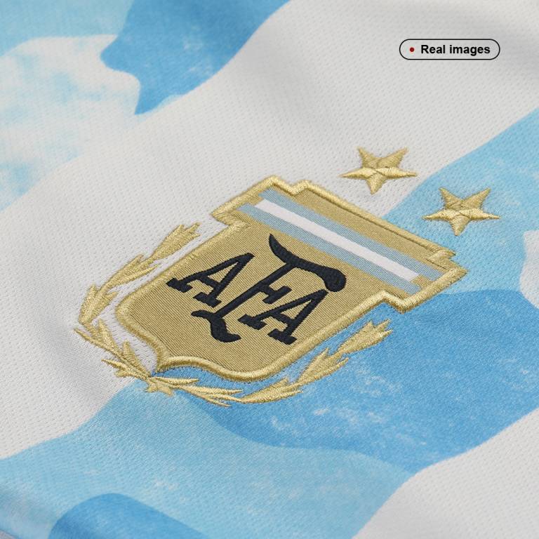 Men's Replica MESSI #10 Argentina Home Soccer Jersey Shirt 2021 - Best Soccer Jersey - 3
