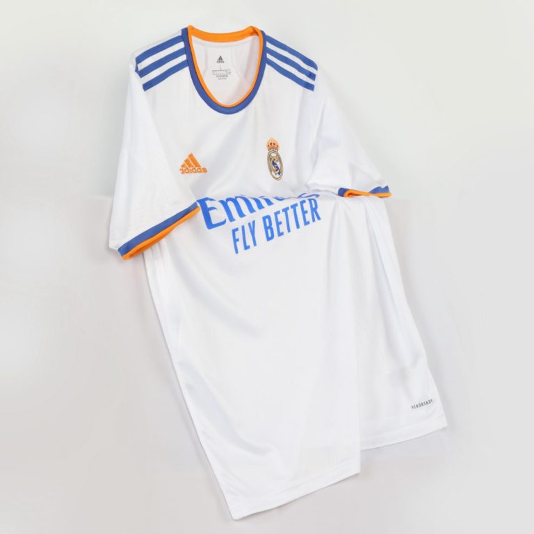 Men's Replica Real Madrid Home Soccer Jersey Kit (Jersey+Shorts) 2021/22 - Best Soccer Jersey - 8