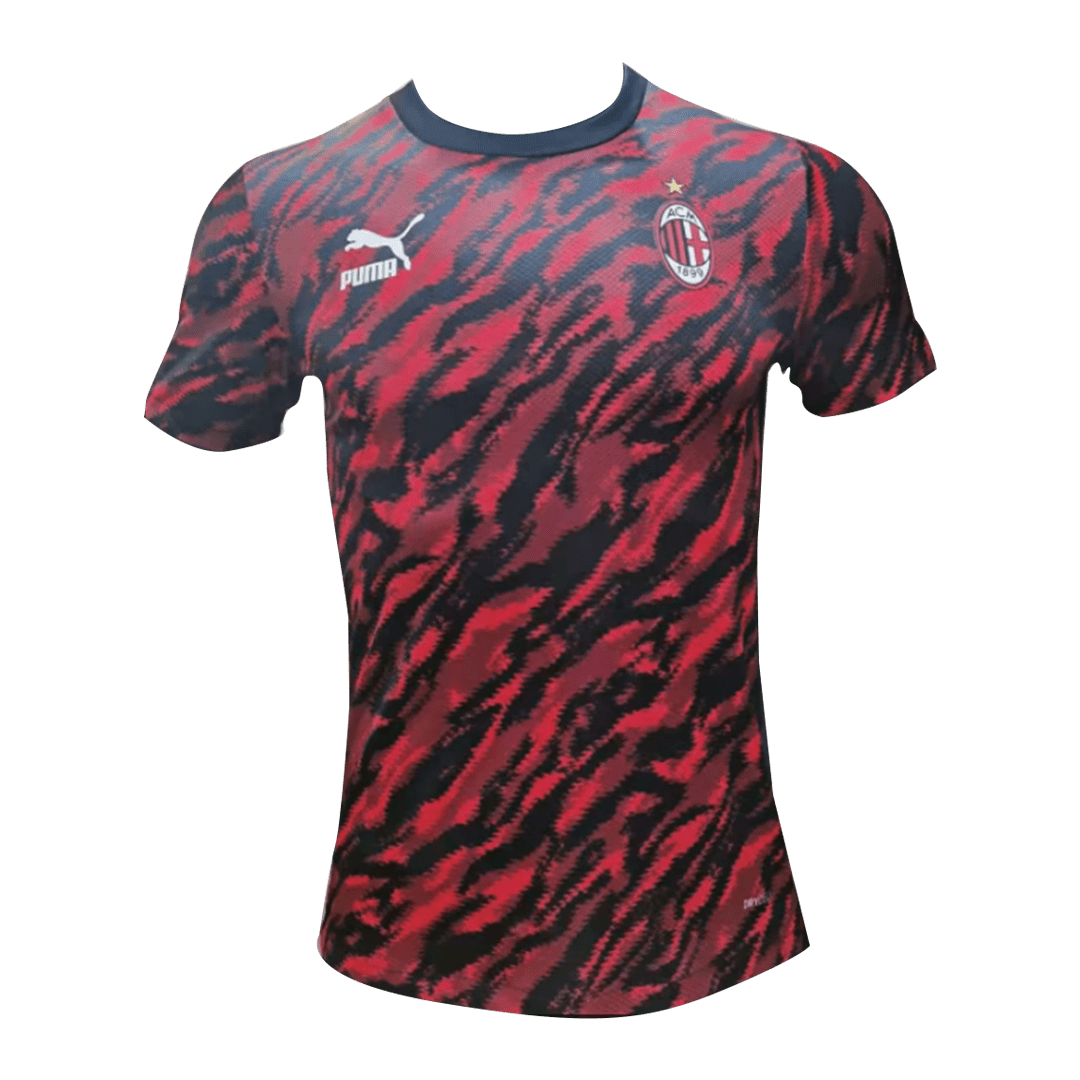 Men’s Authentic AC Milan Pre – Match Soccer Jersey Shirt 2021/22