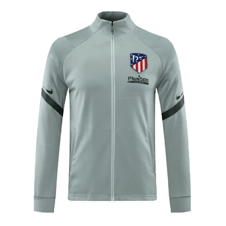 Men's Atletico Madrid High Neck Collar Training Jacket 2020/21 - Best Soccer Jersey - 2