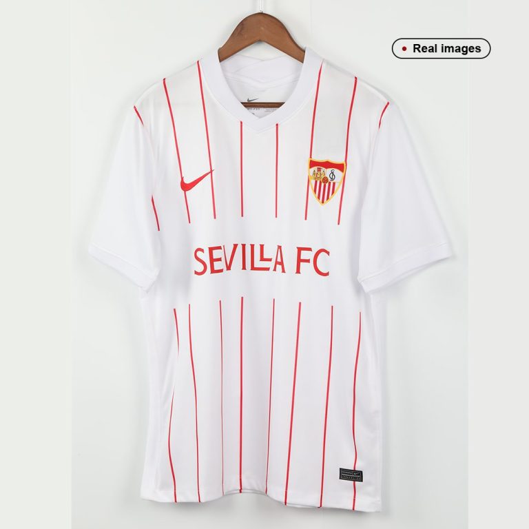 Men's Replica Sevilla Home Soccer Jersey Shirt 2021/22 - Best Soccer Jersey - 1
