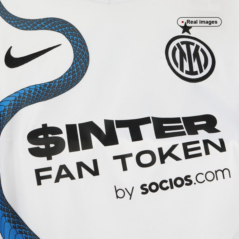 Men's Replica Inter Milan Away Soccer Jersey Whole Kit (Jersey+Shorts+Socks) 2021/22 - Best Soccer Jersey - 9