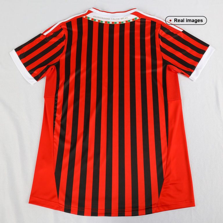 Men's Retro 2011/12 AC Milan Home Soccer Jersey Shirt - Best Soccer Jersey - 10