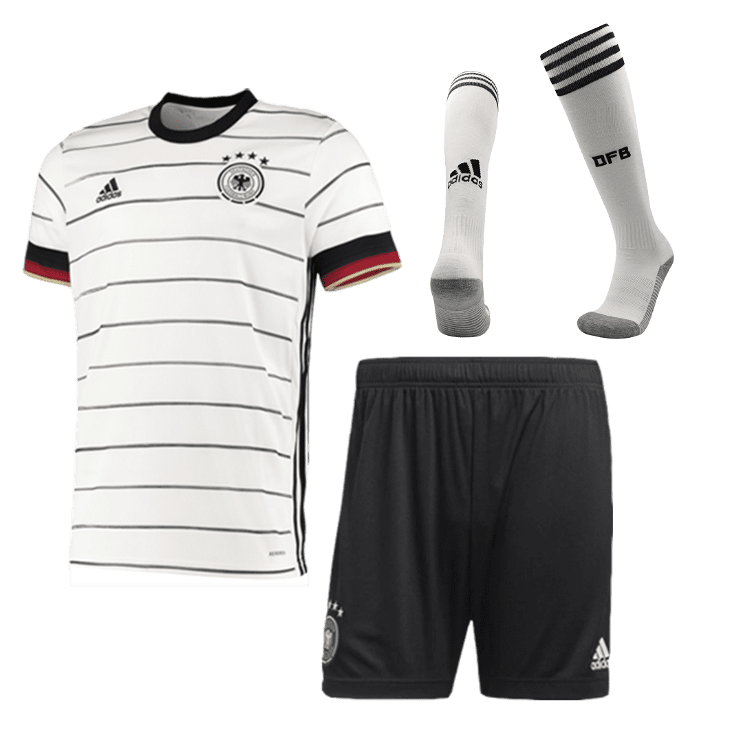 Men’s Replica Germany Home Soccer Jersey Whole Kit (Jersey+Shorts+Socks) 2020
