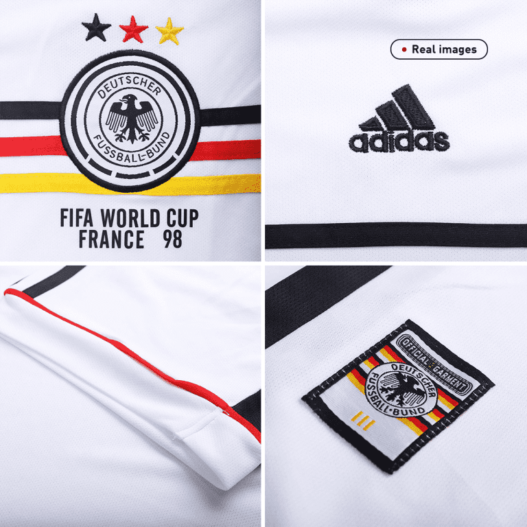 Men's Retro 1998 World Cup Germany Home Soccer Jersey Shirt - Best Soccer Jersey - 4