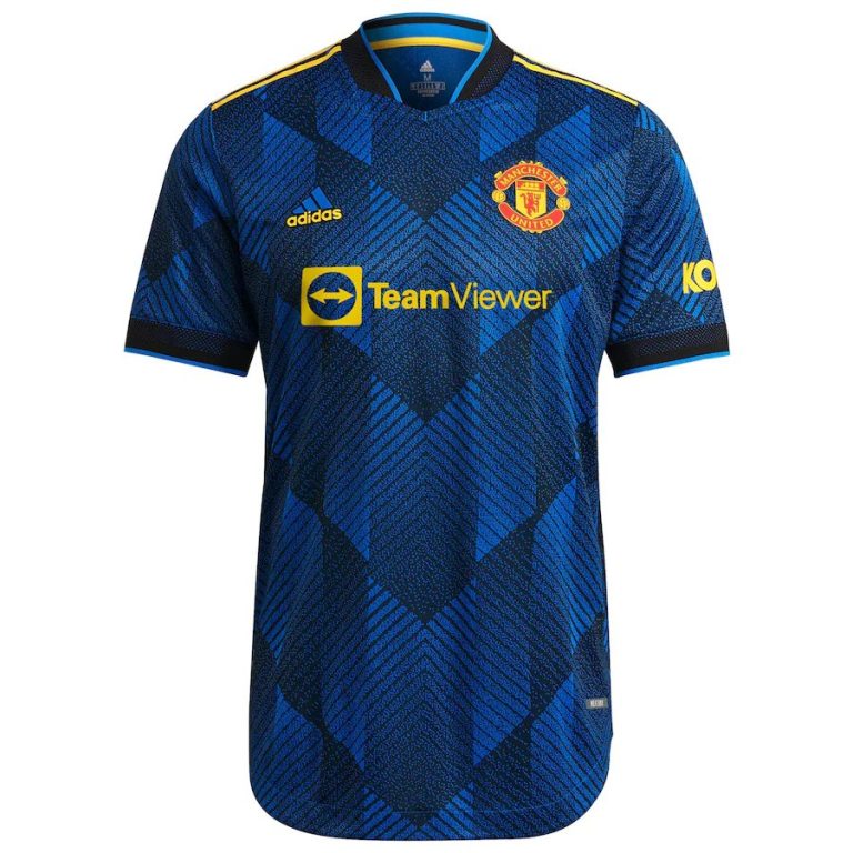 Men's Authentic RONALDO #7 Manchester United Third Away Soccer Jersey Shirt 2021/22 - Best Soccer Jersey - 2
