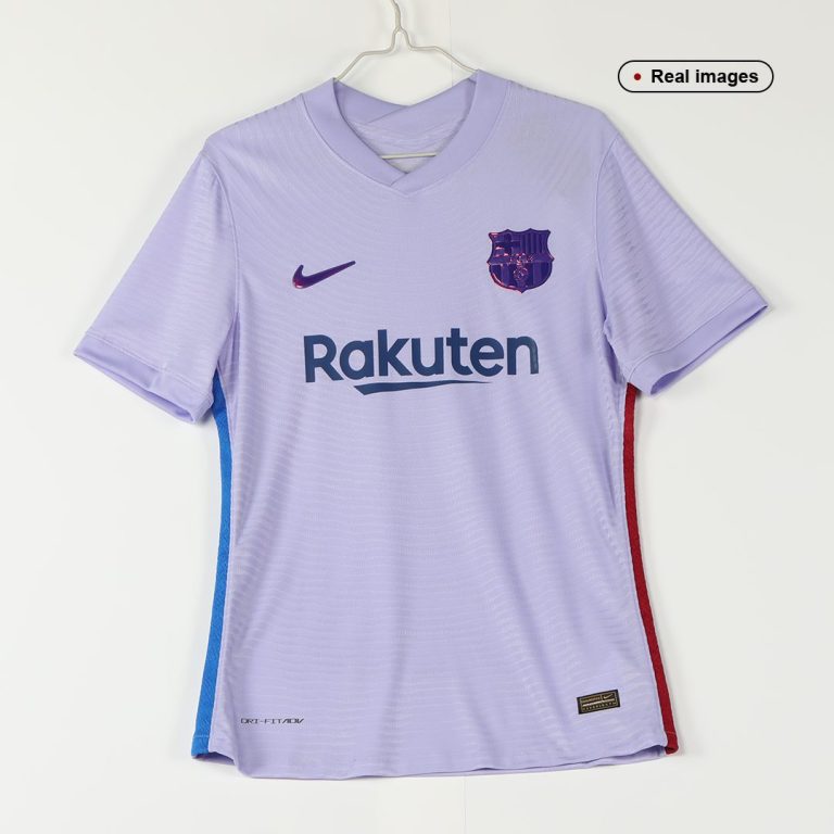 Men's Authentic Barcelona Away Soccer Jersey Shirt 2021/22 - Best Soccer Jersey - 9
