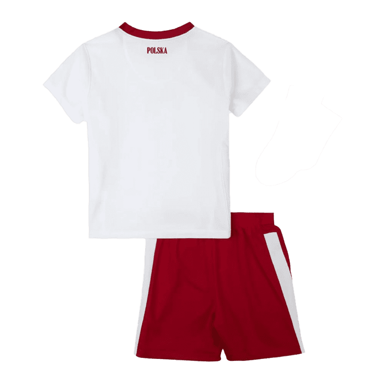 Kids Poland Home Soccer Jersey Kit (Jersey+Shorts) 2020 - Best Soccer Jersey - 2