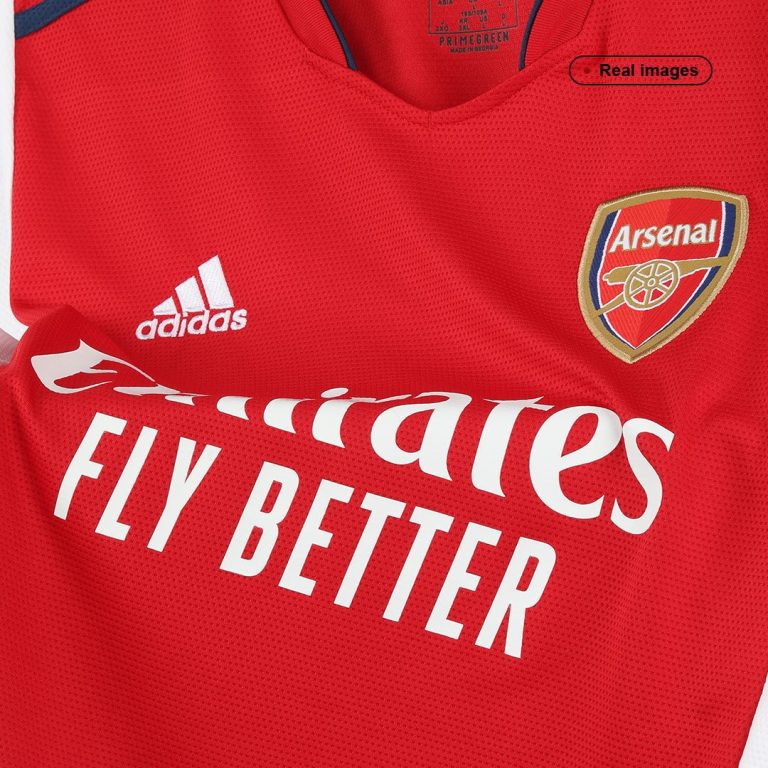 Men's Replica Arsenal Home Soccer Jersey Whole Kit (Jersey+Shorts+Socks) 2021/22 - Best Soccer Jersey - 10
