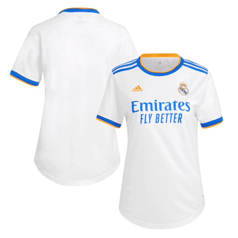 Women's Replica Real Madrid Home Soccer Jersey Shirt 2021/22 - Best Soccer Jersey - 3