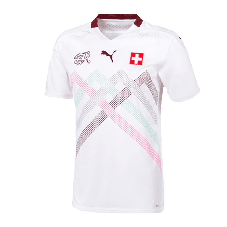 Men's Replica FERNANDES #20 Switzerland Away Soccer Jersey Shirt 2020 - Best Soccer Jersey - 2