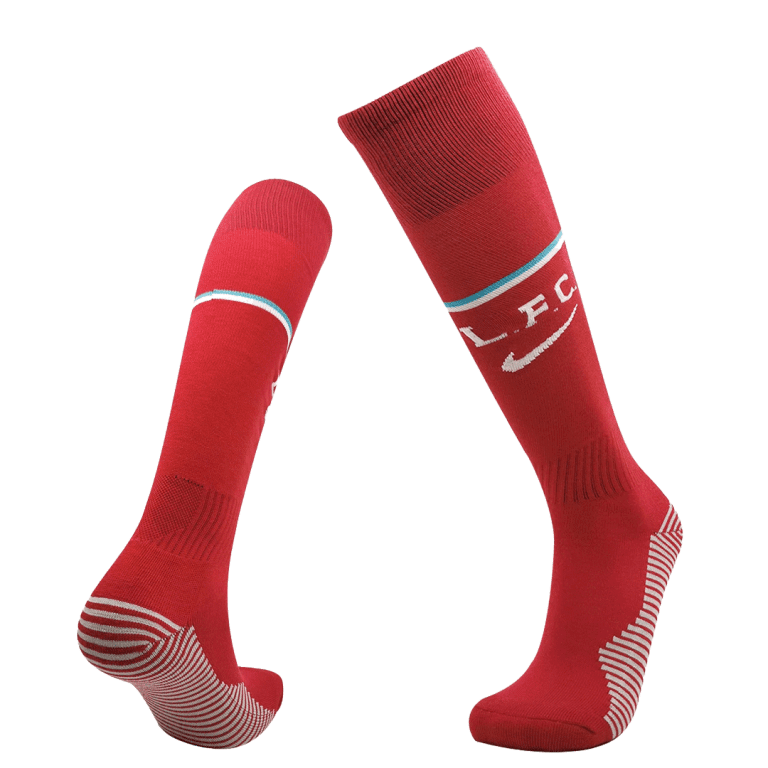 Men's Replica Liverpool Home Soccer Jersey Whole Kit (Jersey+Shorts+Socks) 2020/21 - Best Soccer Jersey - 6