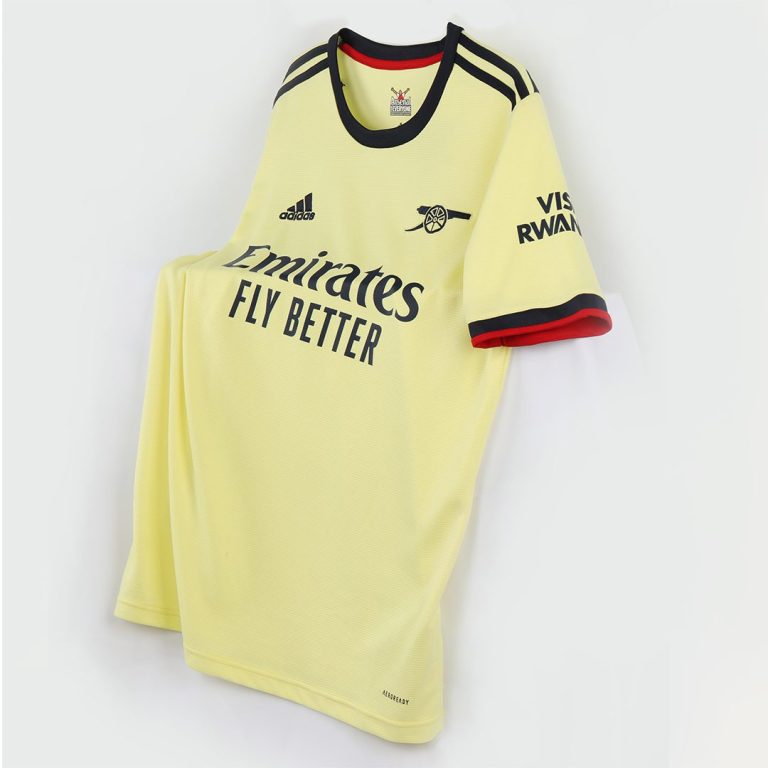 Men's Replica Arsenal Away Soccer Jersey Kit (Jersey+Shorts) 2021/22 - Best Soccer Jersey - 7