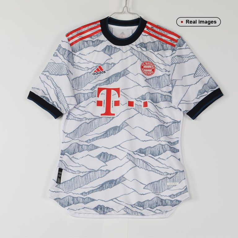 Men's Authentic LEWANDOWSKI #9 Bayern Munich Third Away Soccer Jersey Shirt 2021/22 - Best Soccer Jersey - 9