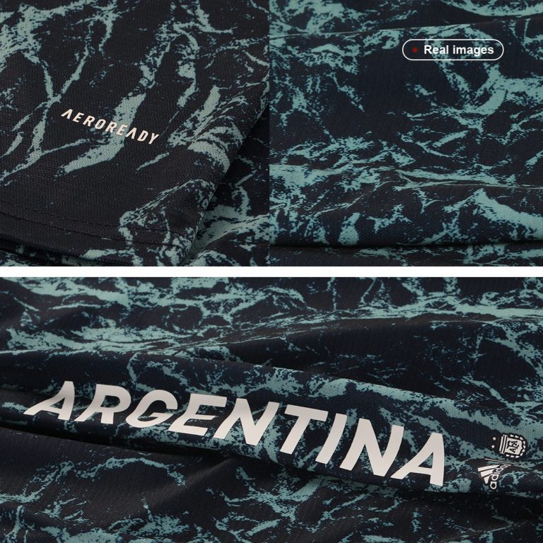 Men's Replica Argentina Pre - Match Training Soccer Jersey Shirt 2020 - Best Soccer Jersey - 7