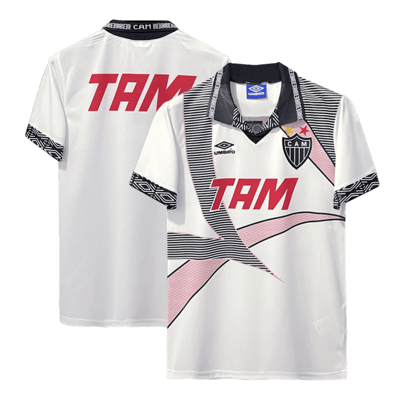 Men's Retro 1996 Atletico Mineiro Away Soccer Jersey Shirt - Best Soccer Jersey - 3