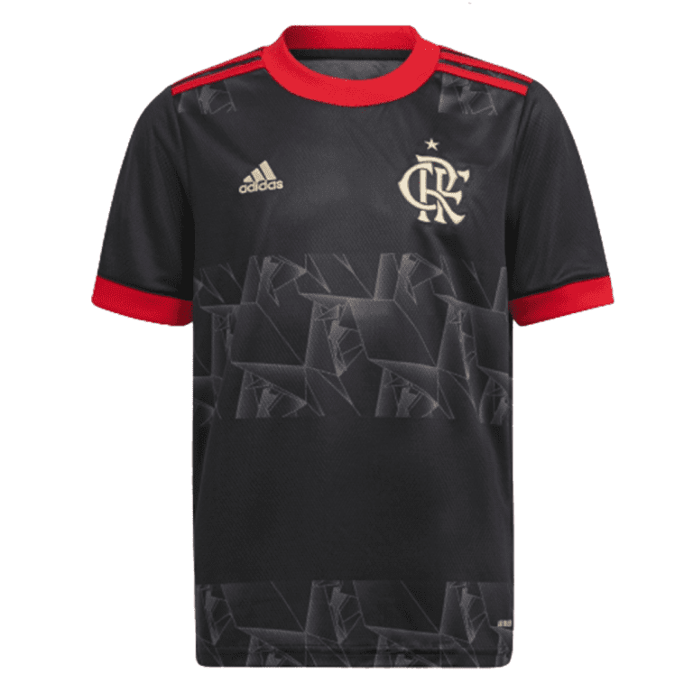 Men's Replica CR Flamengo Third Away Soccer Jersey Kit (Jersey+Shorts) 2021/22 - Best Soccer Jersey - 2