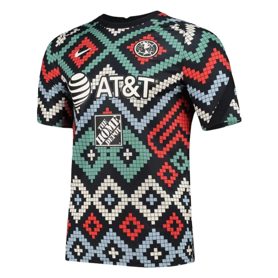 Men’s Replica Club America Aguilas Pre – Match Training Soccer Jersey Shirt 2021/22
